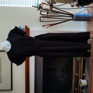 Cotton Midi T Dress Black S